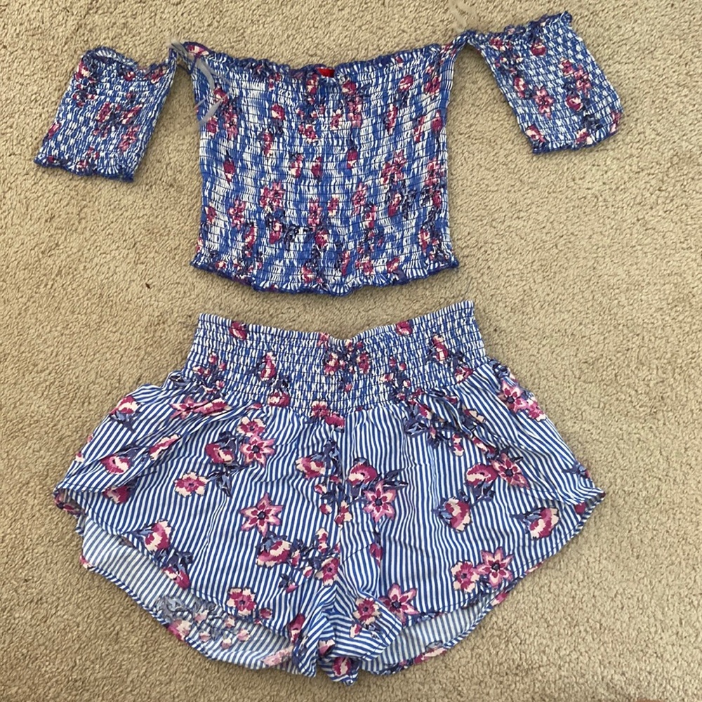 Floral two piece set